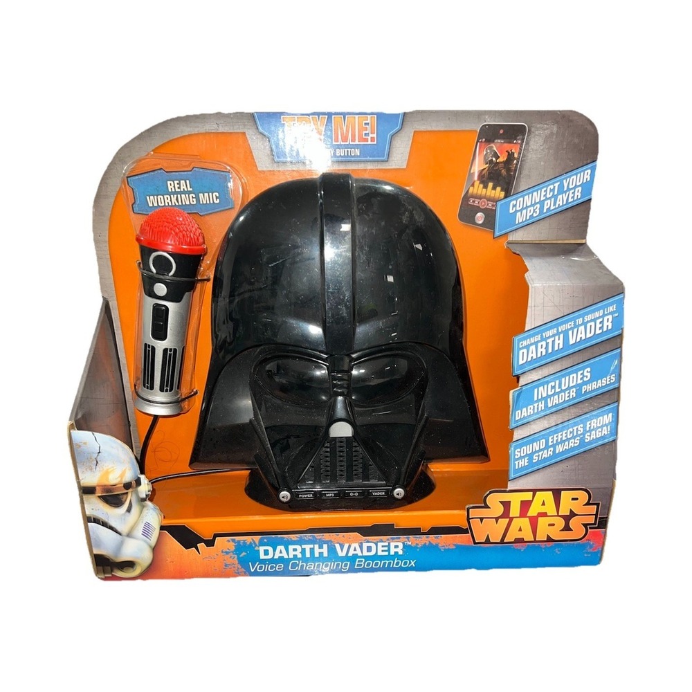 5 N6/KIDdesigns Darth Vader Voice Changing Boombox Voice Changer Mic MP3